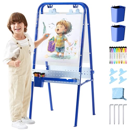 FUNLIO Outdoor-Kunst-Staffelei für Kinder, Blau von FUNLIO