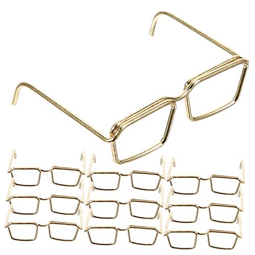 FUNNETOYU 10 Puppenbrillenrahmen Linsenlose Stilvolle Brillen für Puppen Zubehör für Puppen Outfits für und Dekoration FUNNETOYU 10 Puppenbrillenrahmen Linsenlose Stilvolle Brillen für Puppen Zubehör für Puppen Outfits für und Dekoration von FUNNETOYU