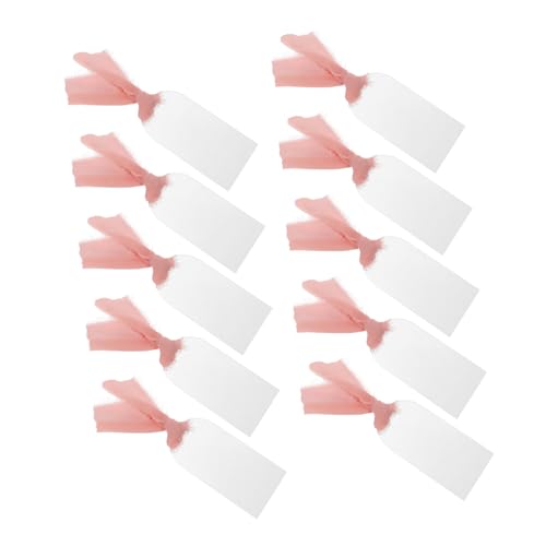 FUNNETOYU 10Stücke Hochzeitsplatzkarten Tags mit Bogen und Band Tischkarten für Sitzplatzreservierungen für Hochzeiten und Feierlichkeiten FUNNETOYU 10Stücke Hochzeitsplatzkarten Tags mit Bogen und Band Tischkarten für Sitzplatzreservierungen für Hochzeiten und Feierlichkeiten von FUNNETOYU