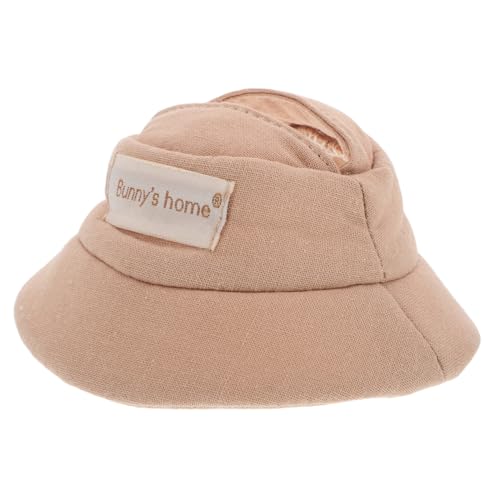 FUNNETOYU Kleberpuppenhut kreatives Miniatur-Puppenhut Miniaturhüte für Partys süße Puppenmütze kleine Hüte basteln Miniaturhut Miniaturhüte basteln Puppenhüte Polyester Khaki von FUNNETOYU