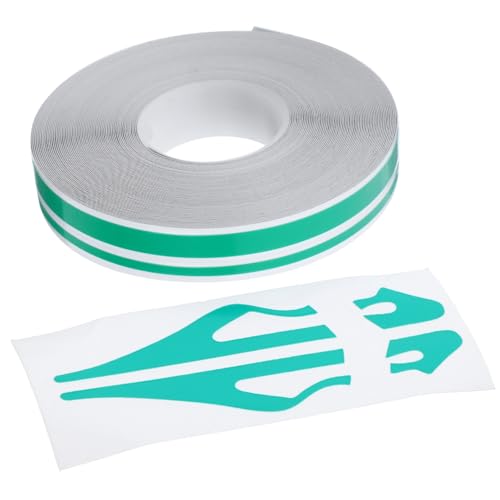 FUNOMOCYA 1 Rolle Körperaufkleber Eincremehilfe Aufkleber Auto Autoaufkleber Auto-aufkleber Autodeko Körperband Klebeband Bänder Stickbilder Auto Aufkleber Karosserie Aufkleber Papier Green von FUNOMOCYA