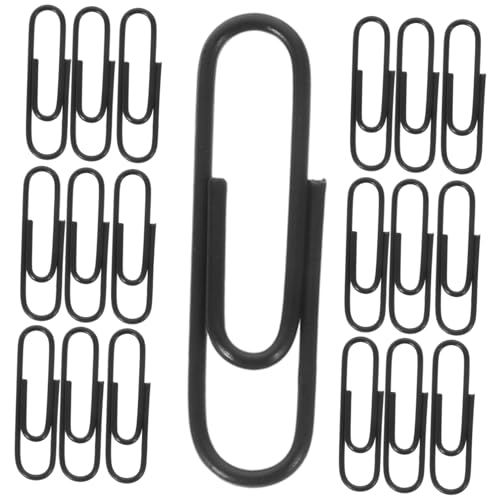 FUNOMOCYA 1 Satz Paperclip Briefpapier buchklammer licht an files leicht kollege Binder Büroklammer kleine Büroklammer Dokumentclips Markierungsclip für das Büro Papierklammern Eisen Black FUNOMOCYA 1 Satz Paperclip Briefpapier buchklammer licht an files leicht kollege Binder Büroklammer kleine Büroklammer Dokumentclips Markierungsclip für das Büro Papierklammern Eisen Black von FUNOMOCYA