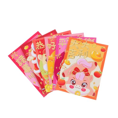 FUNOMOCYA 120 Stück Rote Umschläge Frühlingsfest Pferde Design Chinesische Neujahrs Hongbao Umschläge für Geldgeschenke und Grußkarten Kreative Geschenkverpackung für und Freunde FUNOMOCYA 120 Stück Rote Umschläge Frühlingsfest Pferde Design Chinesische Neujahrs Hongbao Umschläge für Geldgeschenke und Grußkarten Kreative Geschenkverpackung für und Freunde von FUNOMOCYA