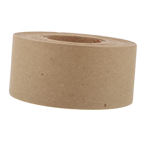 FUNOMOCYA 1Pc Wasseraktiviertes Kraftpapier Klebeband 48mm x Praktisches Verpackungsmaterial Für Umzüge Und Kartons Beschriftbar Und Einfach Zu Reißen von FUNOMOCYA