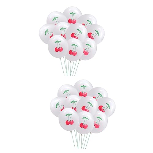 FUNOMOCYA 20 Stk bedruckte Luftballons für Partys Regenbogenballon Bananenballon Fruchtballongirlande Gemüseballons deckenverkleidung babyshowerparty ballonie Hochzeitsballons Latexballons von FUNOMOCYA