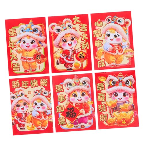 FUNOMOCYA 20 Stück Cartoon-rotes Paket rote pakete Frühling Festival Red Envelope Mondrote Umschläge roter Umschlag Frühlingsfest Geldpakete Geldbeutel Papier FUNOMOCYA 20 Stück Cartoon-rotes Paket rote pakete Frühling Festival Red Envelope Mondrote Umschläge roter Umschlag Frühlingsfest Geldpakete Geldbeutel Papier von FUNOMOCYA