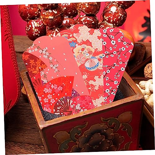 FUNOMOCYA 30 Stück Teiliges Japanische Geldumschläge für Hochzeit und Neujahr Rote Geschenkumschläge mit Goldfächer und Kirschblüten Design Hochwertige Papierumschläge für Geldgeschenke und FUNOMOCYA 30 Stück Teiliges Japanische Geldumschläge für Hochzeit und Neujahr Rote Geschenkumschläge mit Goldfächer und Kirschblüten Design Hochwertige Papierumschläge für Geldgeschenke und von FUNOMOCYA