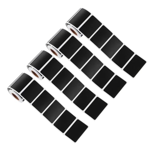 FUNOMOCYA 4 Stück Etiketten Versiegelungsbehälter Schwarzes Glas Küchennotiz Klein Für Gläser Kreidetafel Kreideaufkleber Etiketten Abziehen Einmachglas Kühlschrank Gewürzglas FUNOMOCYA 4 Stück Etiketten Versiegelungsbehälter Schwarzes Glas Küchennotiz Klein Für Gläser Kreidetafel Kreideaufkleber Etiketten Abziehen Einmachglas Kühlschrank Gewürzglas von FUNOMOCYA