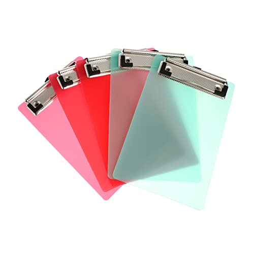 FUNOMOCYA 5Er Pack Schreibtafel Sperrholz Transparente Klemmbretter Schmale Kleine Klemmbretter Großpackung Winzige Klassenzimmerarbeit Mini Klemmbretter Und Notizblöcke Kleine FUNOMOCYA 5Er Pack Schreibtafel Sperrholz Transparente Klemmbretter Schmale Kleine Klemmbretter Großpackung Winzige Klassenzimmerarbeit Mini Klemmbretter Und Notizblöcke Kleine von FUNOMOCYA