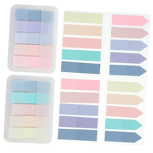 FUNOMOCYA Pagemarker Lesezeichen 6 Sets Bunte Haftnotizen Professionelle Lese Highlight Streifen Index Tabs Und Marker Für Büro Und Studium Pastellfarben 2 Sets Je Variante Abriss Flach von FUNOMOCYA