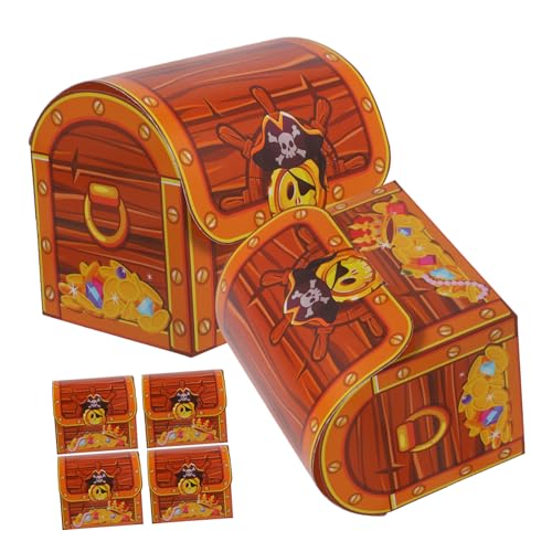 FUNOMOCYA 6 Stück Piraten Schatztruhe Geschenkboxen aus Kleine Candy Boxen für Halloween Geburtstag Party deko Süßigkeiten Snackaufbewahrung Festliche Retrofarben FUNOMOCYA 6 Stück Piraten Schatztruhe Geschenkboxen aus Kleine Candy Boxen für Halloween Geburtstag Party deko Süßigkeiten Snackaufbewahrung Festliche Retrofarben von FUNOMOCYA