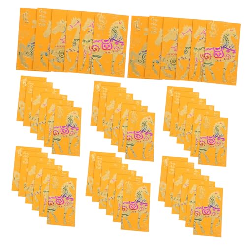 FUNOMOCYA 60 Stück Rote Umschläge Vietnamesischen Neujahr, Xi, Vietnamesisches Rotes Geldpaket, 2026 Jahr Des Pferdes, Chinesische Geldpakete, Gold FUNOMOCYA 60 Stück Rote Umschläge Vietnamesischen Neujahr, Xi, Vietnamesisches Rotes Geldpaket, 2026 Jahr Des Pferdes, Chinesische Geldpakete, Gold von FUNOMOCYA