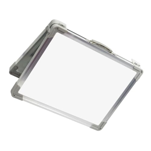 FUNOMOCYA Desktop-Whiteboard aufbügler buchstaben oplatki white board Faltbare Whiteboard-Staffelei magnetisches Whiteboard Faltbares Whiteboard Mini-Whiteboard Tafel Aluminiumlegierung Weiß von FUNOMOCYA