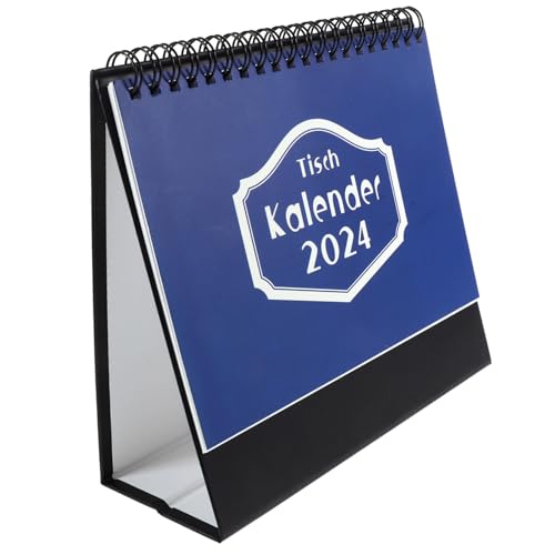 FUNOMOCYA Tischkalender 2024 Mini- Für Den Täglichen Gebrauch Schreibtischkalender Für Studenten Desktop- 2023-2024 Staffelei- 2024 Kalenderplaner Wandkalender Papier von FUNOMOCYA