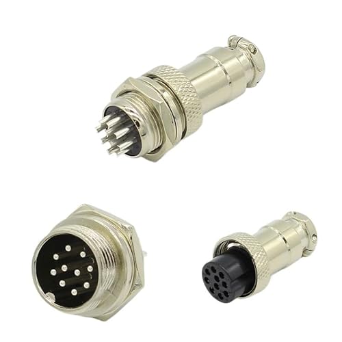 1set GX16 10 Pin Male & Female Diameter 16mm Wire Panel Connector L73 GX16 Circular Connector Socket von FURREN