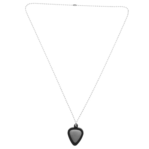 FUTUREORYY 1 Satz Gitarren-Pick-Halskette Aufbewahrung von Gitarrenplektren Plektrumhalter für E-Gitarre Gitarrenzubehör für Männer Gitarrenpicks Rostfreier Stahl Black FUTUREORYY 1 Satz Gitarren-Pick-Halskette Aufbewahrung von Gitarrenplektren Plektrumhalter für E-Gitarre Gitarrenzubehör für Männer Gitarrenpicks Rostfreier Stahl Black von FUTUREORYY