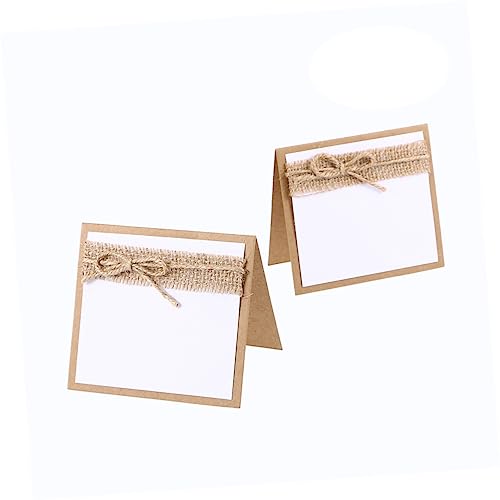 FUTUREORYY 10Stücke Vintage Tischkarten für Hochzeiten und Feiern Dekoriert mit Juteseil Tischdeko und Platzkarten zu Falten für Besondere Anlässe FUTUREORYY 10Stücke Vintage Tischkarten für Hochzeiten und Feiern Dekoriert mit Juteseil Tischdeko und Platzkarten zu Falten für Besondere Anlässe von FUTUREORYY