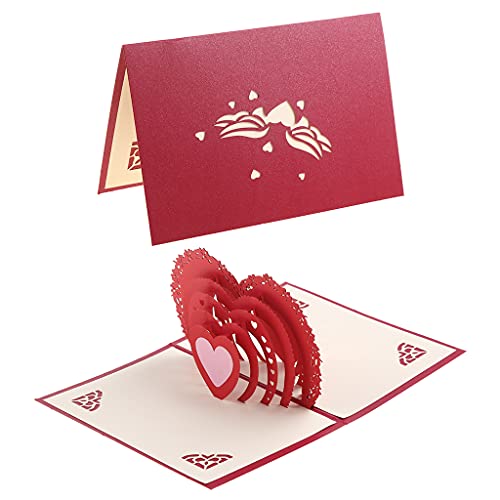 3D-Grußkarten für Liebe, Jahrestag, handgefertigte Karte für Segenskarten 3D-Grußkarten für Liebe, Jahrestag, handgefertigte Karte für Segenskarten von FUUGlan