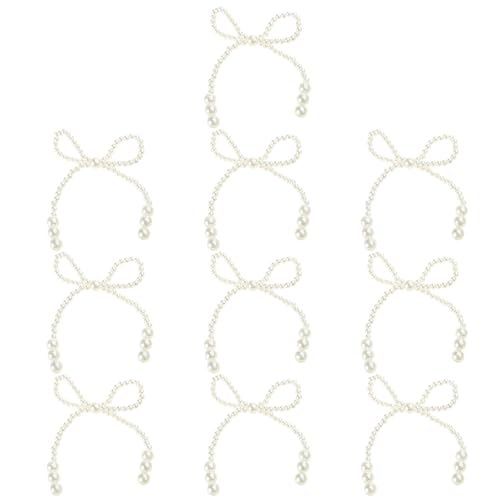 Elegante Perlenschleife, Schmuckzubehör, schöne Perlenschleife, Dekoration, einzigartiges Schmuckzubehör für Bastelprojekte Elegante Perlenschleife, Schmuckzubehör, schöne Perlenschleife, Dekoration, einzigartiges Schmuckzubehör für Bastelprojekte von FUUGlan