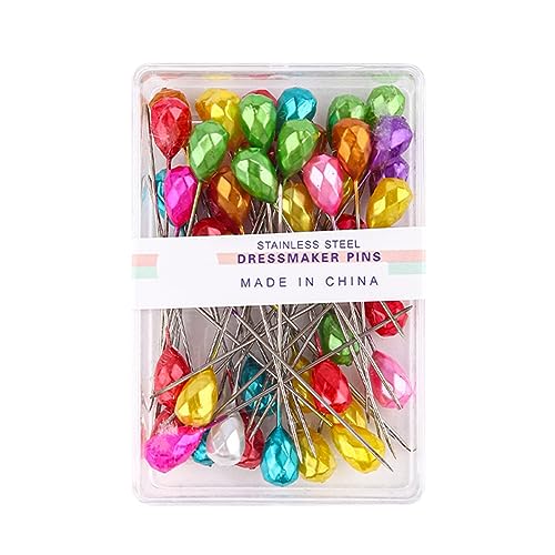 FUUGlan 50 Stück 5,1 cm lange Nähnadeln, gerade Quiltnadeln, bunte Quiltnadeln, Nähpositionierungsnadeln zum Quilten und Nähen FUUGlan 50 Stück 5,1 cm lange Nähnadeln, gerade Quiltnadeln, bunte Quiltnadeln, Nähpositionierungsnadeln zum Quilten und Nähen von FUUGlan
