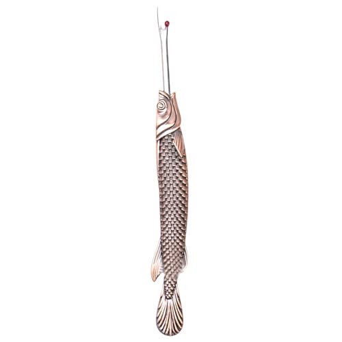 FUUGlan Praktischer Fisch-Form-Nahttrenner für Handnähen, Sticken, Nähzubehör, Schmuckherstellung, Ledernähzubehör FUUGlan Praktischer Fisch-Form-Nahttrenner für Handnähen, Sticken, Nähzubehör, Schmuckherstellung, Ledernähzubehör von FUUGlan