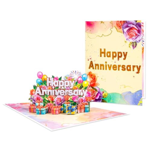 Happy Anniversary Popup Karte 3D Karten A Romantiker Paar Eltern Freundin Freund Ehefrau Happy Anniversary Popup Karte 3D Karten A Romantiker Paar Eltern Freundin Freund Ehefrau von FUUGlan