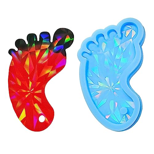 Silikonform für kleine Füße, für Damen, Schlüsselanhänger, dekorativer Anhänger, Kunstharz, Guss, Schmuckformen Silikonform für kleine Füße, für Damen, Schlüsselanhänger, dekorativer Anhänger, Kunstharz, Guss, Schmuckformen von FUUGlan