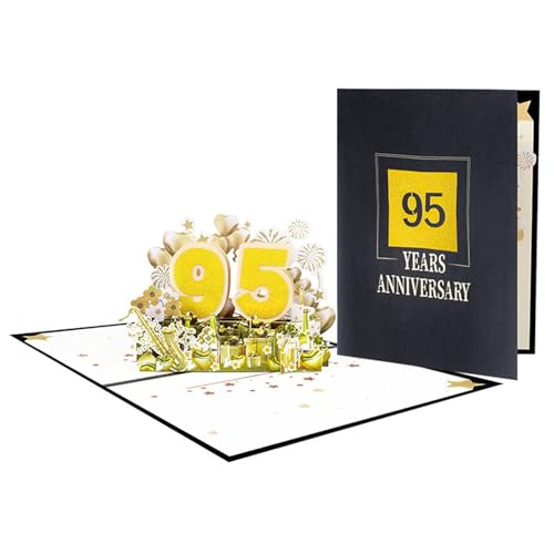 Zarte 3D-Jubiläumskarte, elegante Feier, Papierkarte, 3D-Popup-Jubiläumsgrußkarte für Paare Zarte 3D-Jubiläumskarte, elegante Feier, Papierkarte, 3D-Popup-Jubiläumsgrußkarte für Paare von FUUGlan