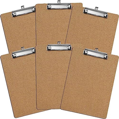 FUWIND 1 Packung Klemmbretter, Großformat, Standard-A4-Briefformat (9 X 12,5), Tafel mit Flachem Clip für Lehrer, Ärzte und Krankenschwestern von FUWIND