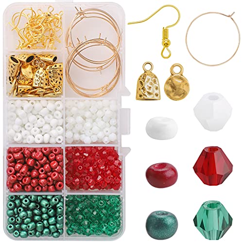 FUXIU Einzigartiges Exquisites Glasperlen Charm Set Zum Selbermachen Handgefertigtes Schmuckmaterial Bastelperlen Mit Aufbewahrungsbox Für Schmuckzubehör von FUXIU