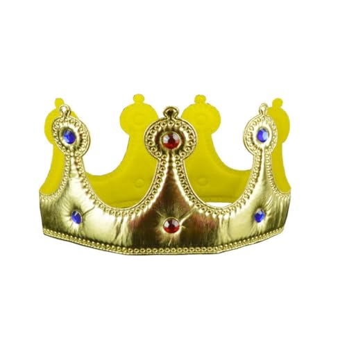 FUXIU Geogrous Jeweled King Crowns Prom Dress Up for Show Performances Kid Birthday Shower Party Photo Props von FUXIU