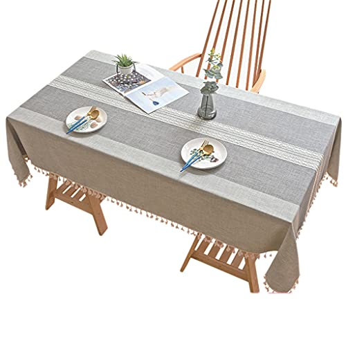 FUXIU Nordic Rechteckige Tischdecke, knitterfrei und lichtbeständig, Couchtischdecke, für drinnen und draußen, Mahlzeiten von FUXIU