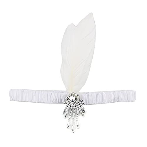 FUXIU Set zur Herstellung von Armbändern aus Tonperlen, Kopfschmuck für Damen, Karneval, Flapper, Stirnband, Mardi GrasKopfschmuck, Maskerade, Kopfschmuck, GatsbyKopfschmuck von FUXIU