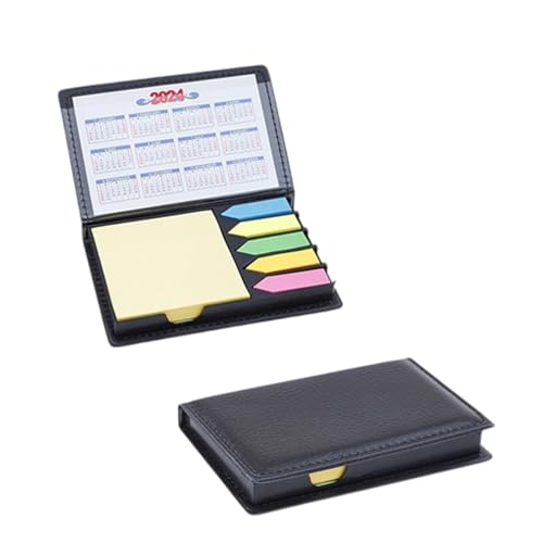 Haftnotizen Set Selbstklebend Post Notiz Memo Aufkleber Kalender 2024 Beschreibbar Memo Pad Memo Aufkleber für Büro Schule von FUXIU