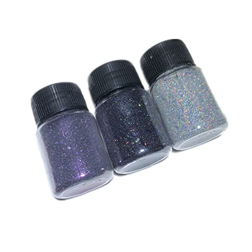 Superfeiner Holografischer Nagelglitter Festival Pulver Nagelpigmentpulver Bastel Paillettenstaub Für Epoxidharz Formen von FUXIU