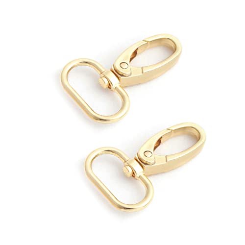 15pcs Metal Gold Swivel Snaps Hooks with D Rings and Tri-Glides Purse Hardware Slide Buckles Dog Collar DIY 25mm/1 inch……… von FUYEJIA