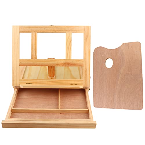 Künstlerstaffelei – Verstellbarer Tisch-Malständer aus Holz Mit Aufbewahrungsschublade Für Künstler Und Hobbyisten von FUZHUI