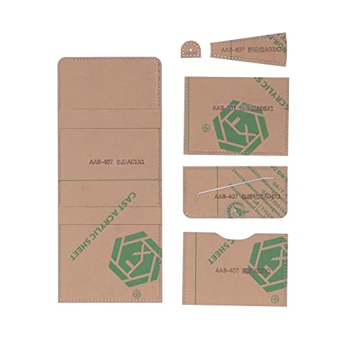 Langlebiges Brieftaschen-Schablonenset aus Acryl Für DIY-Lederhandwerk Und Individuelle Accessoires von FUZHUI