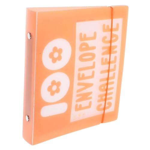 Money Saving Binder 100 Geldspar-Haushaltsbücher, Budget-Ordner, Geldspar-Ordner, Sparumschläge, Herausforderung, Schuldenrückzahlungsplaner, Mini-Ordnerklammern, Sparbuch-Geldbinder, Sparordner, PVC, von FVCTGHZ