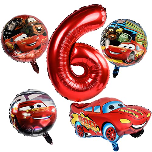 Cars Geburtstagsdeko 6 Jahre, Luftballons Auto Geburtstag Kinder, Auto Luftballon 6 Jahre, Geburtstagsdeko Kinder Auto, Folienballon Cars, für Jungen und Mädchen Geburtstagsfeier Dekoration Cars Geburtstagsdeko 6 Jahre, Luftballons Auto Geburtstag Kinder, Auto Luftballon 6 Jahre, Geburtstagsdeko Kinder Auto, Folienballon Cars, für Jungen und Mädchen Geburtstagsfeier Dekoration von FXFOOT