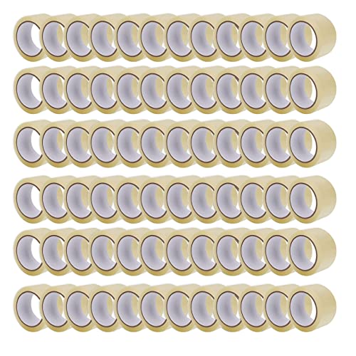 FYBR TAPEMAXX PLUS 72 Rollen starkes transparentes Paketklebeband leise Paketband Packband Packing Tape Klebeband Verpackungsband 48mm x 66m klar von FYBR