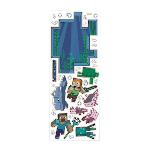 FYDZBSL Mineccraft Wandsticker,Cartoon PVC Poster Wandaufkleber Wandstikcer Wandfiguren für Kinderzimmer,Wohnzimmer Wanddekoration-79 * 30CM von FYDZBSL