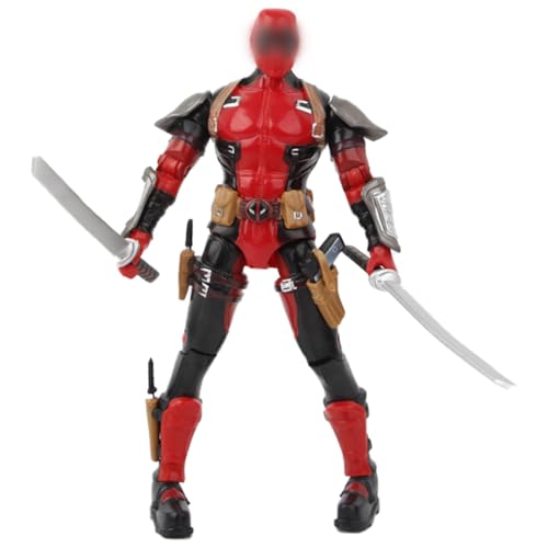 FYDZBSL Deadpoool Figuren, Deadpoool Ornamente, Deadpoool Spielzeug Mini Figuren Set Action Figure Kuchen Dekoration Tortenfiguren Charakter Figuren Modell Dekoration Mädchen Geschenk von FYDZBSL