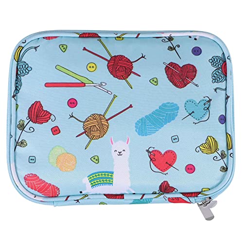 FYOBOT Leere Stricknadeln Etui Speicher Organizer Aufbewahrungs Tasche für Rundstricknadeln und ZubehöR Kit Tasche von FYOBOT