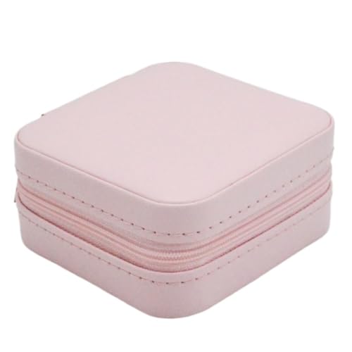 FYSXCXS Schmuckkästchen PU Mini Schmuckschatulle Geschenktüte Schmuck Aufbewahrungsbox Geburtstagsgeschenk Geschenkbox Geschenktüte Schmuck Verpackungsbox Geschenkbox(Pink) von FYSXCXS