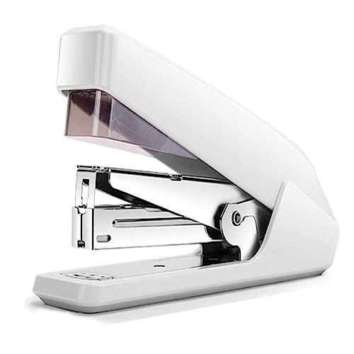 Hefter Hefter, Hefter, tragbar, for Büro, Schreibtisch, Hefter, klein und langlebig, Heim-Desktop-Hefter, Bindezubehör, tragbar Desktop-Hefter(White) von FYSXCXS