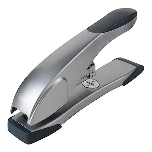 Hefter Tragbarer, robuster Metall-Schreibtischhefter, multifunktional, groß, 60 Blatt, for Büro, Schule, Papierbindung, Desktop-Hefter Desktop-Hefter(Silver) von FYSXCXS