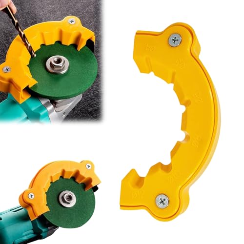 Bohrerschärfer Werkzeug, Mehrzweck Bohrer Schleifen Schärfer Zubehör, Bohrerschleifgerät Maschine, Drill Bit Sharpener, Winkelschleifer Schleifwerkzeug, Effiziente Resharpening Tool für Alle Bits (A) von FZQBEY