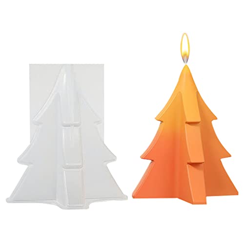 Silikonformen Gießformen Weihnachten Kerzenformen zum Gießen, 3D Weihnachtsbaum Silikonform Weihnachten Gips Zum Gießen Gießformen Silikon Gießform Weihnachten Baum Giessformen Silikon Kerzenform von FZQBEY