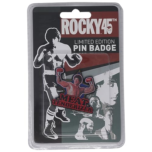 Fanattik Rocky-109 Rocky: 45Th Anniversary Pin Badge Meat Tenderizer, Mehrfarbig von FaNaTtik